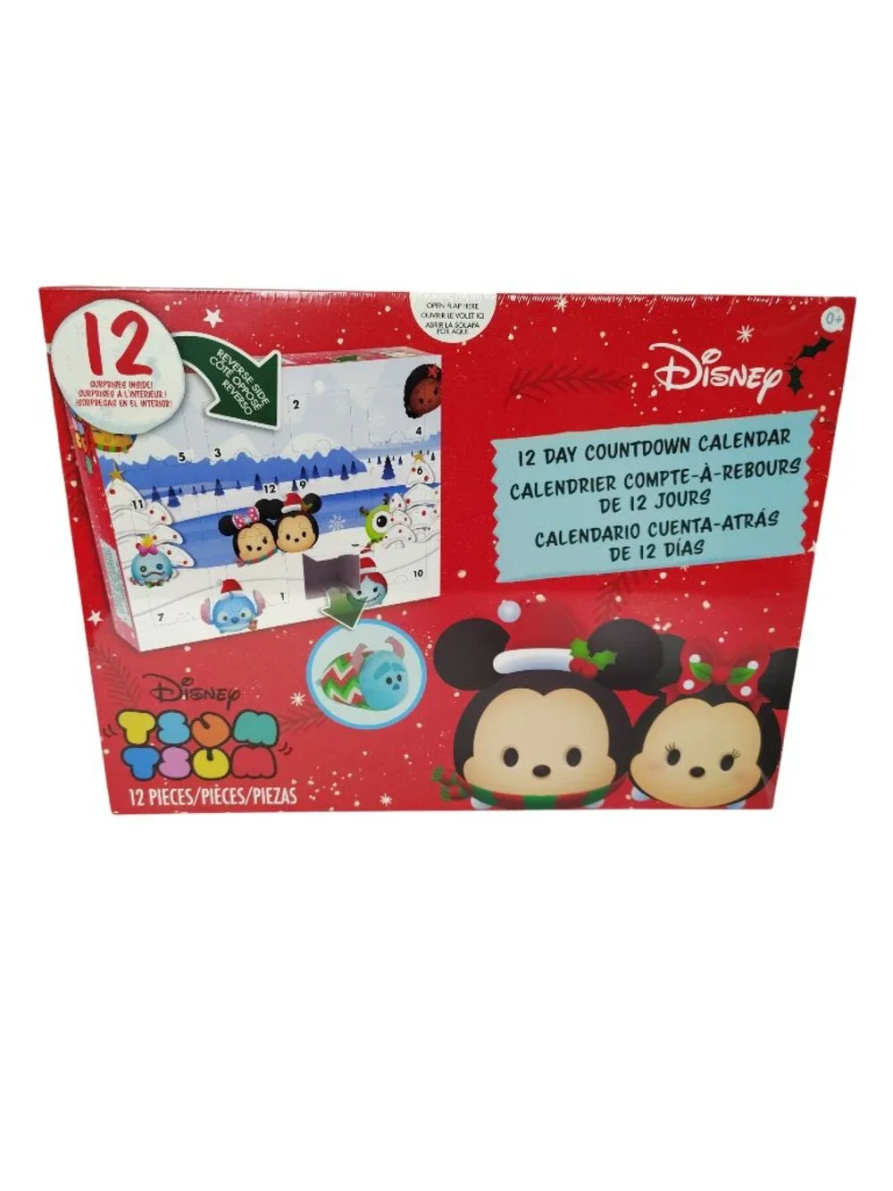 Disney Tsum Tsum 12-Day Countdown Advent Calendar With Surprise Figures